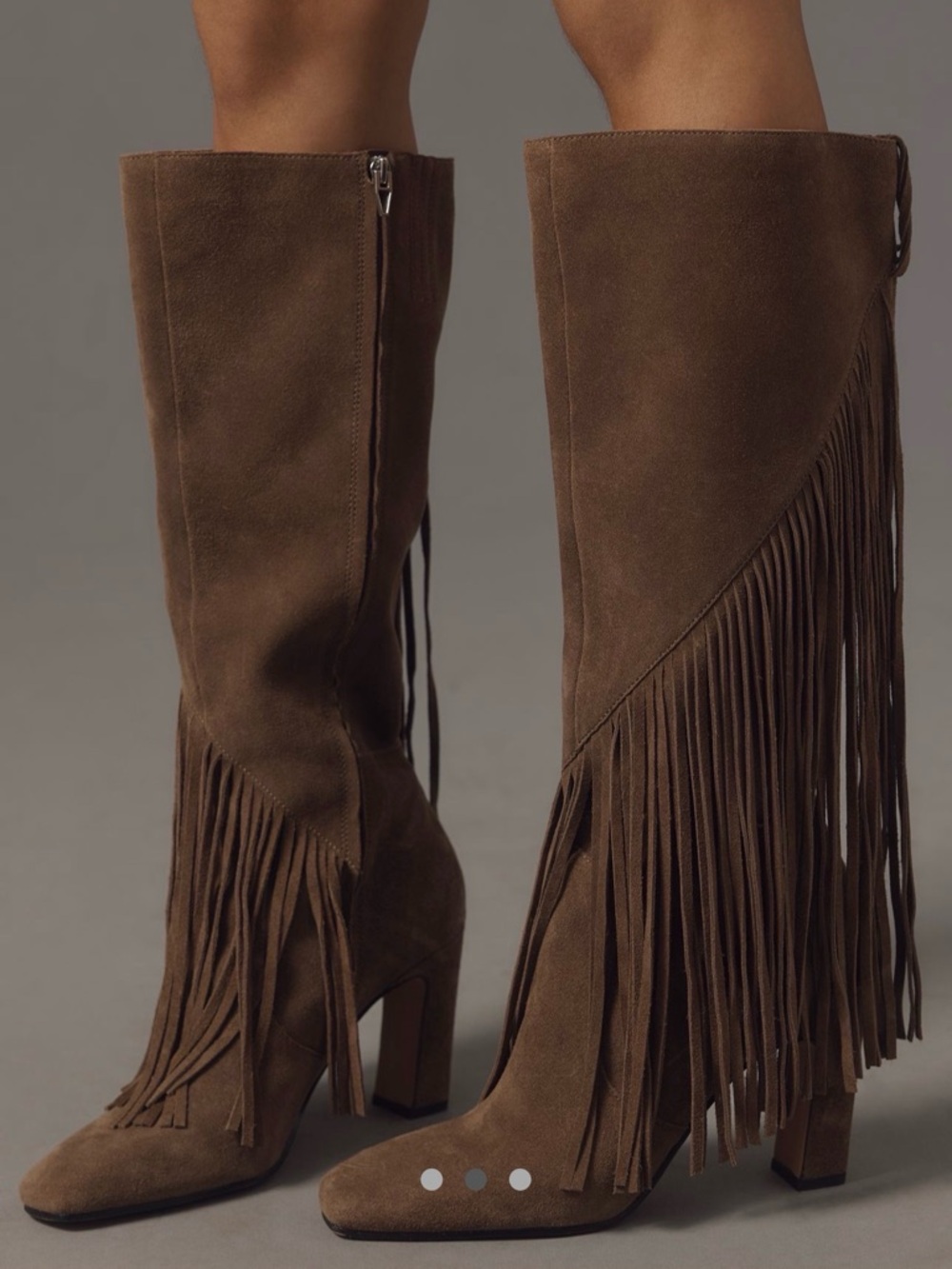 Dolce Vita Suede Fringe Knee-High Festival/Coachella Boots